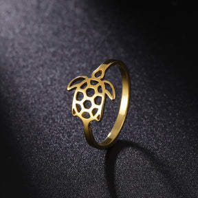 Dainty Turtle Rings