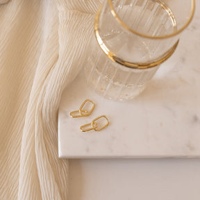 Dangle Link Earrings