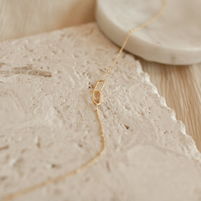 Linked Pendant Necklace by Caitlyn Minimalist