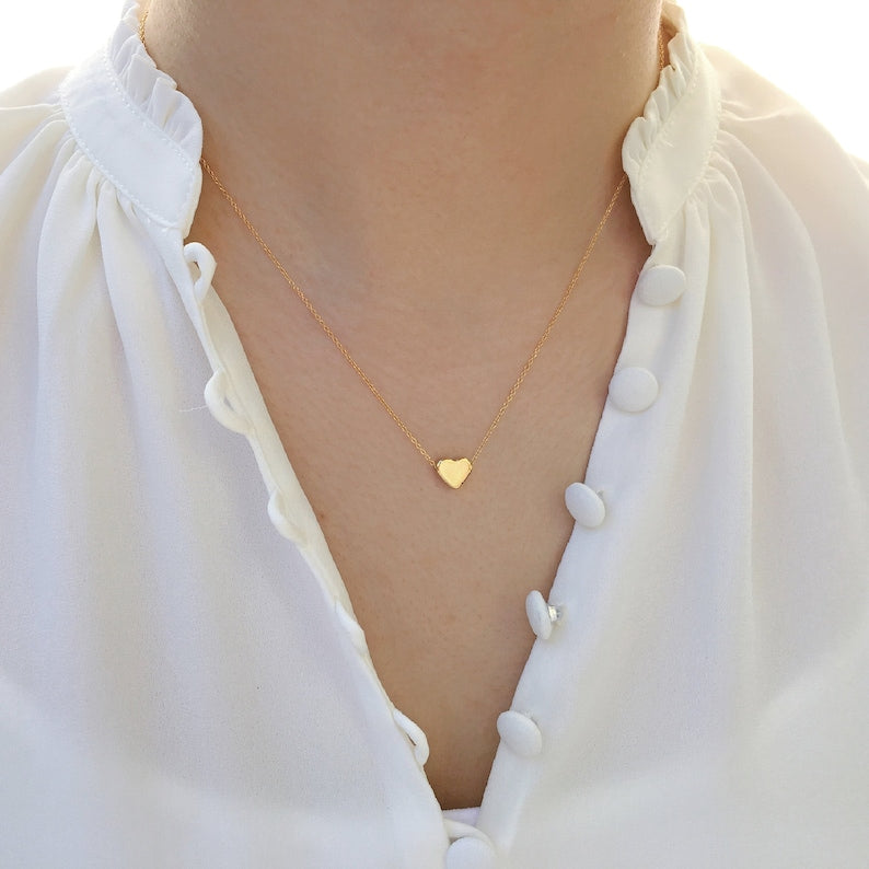 Gold Heart Necklace