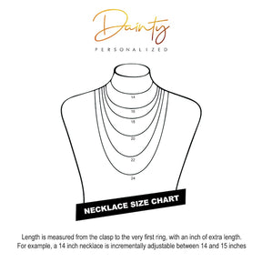 14K Gold Filled Ring Holder Necklace