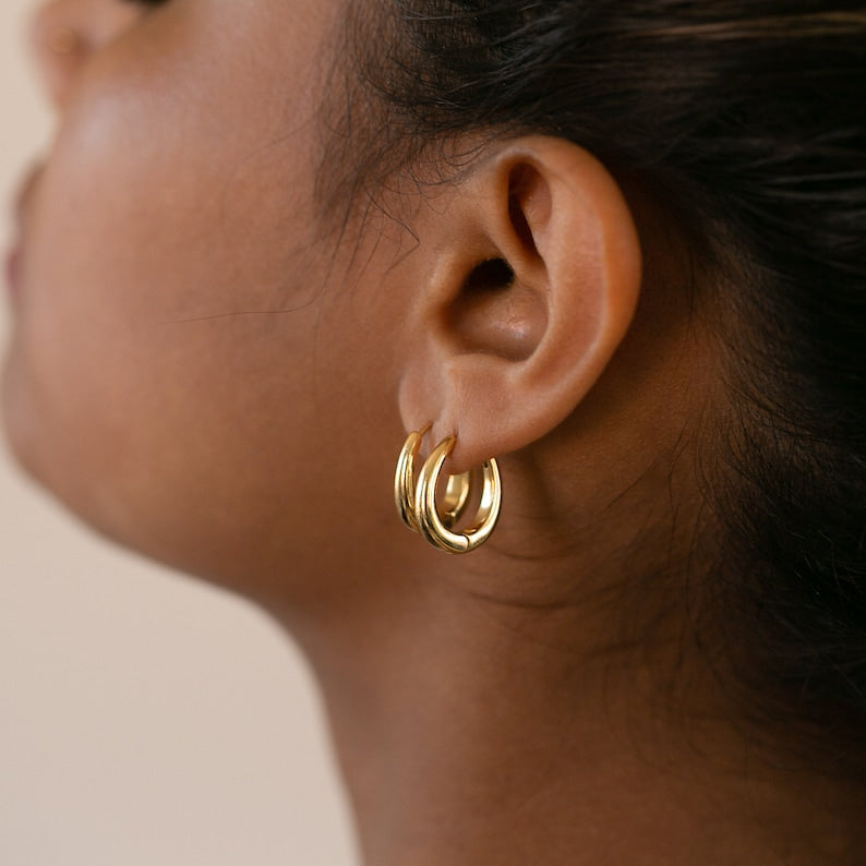 Chunky Gold Earrings