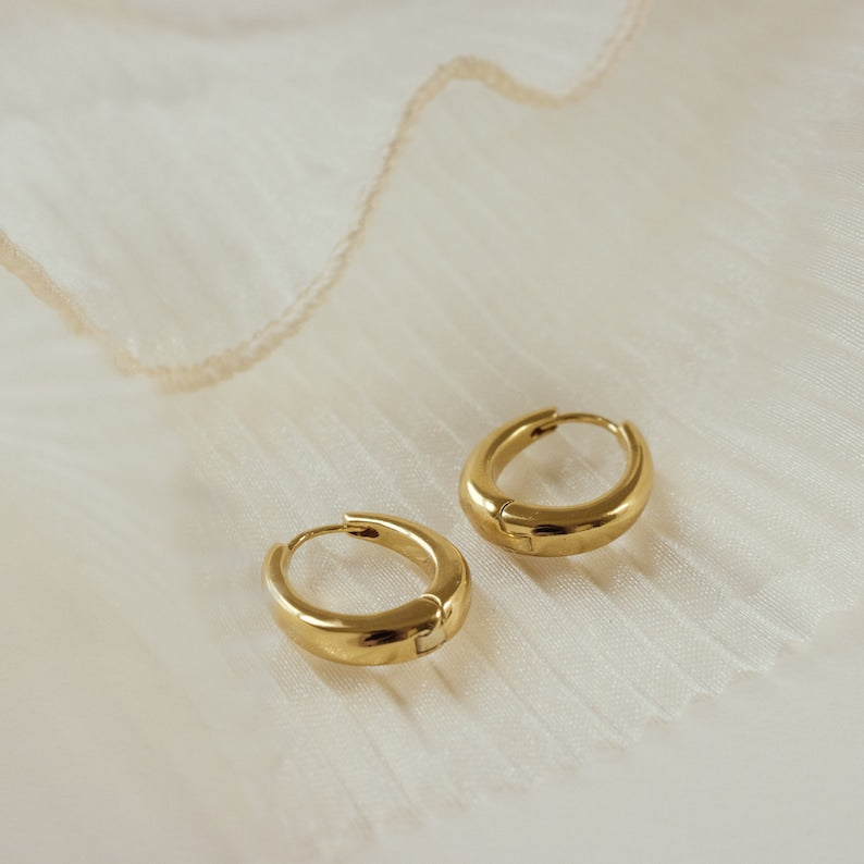 Chunky Gold Earrings