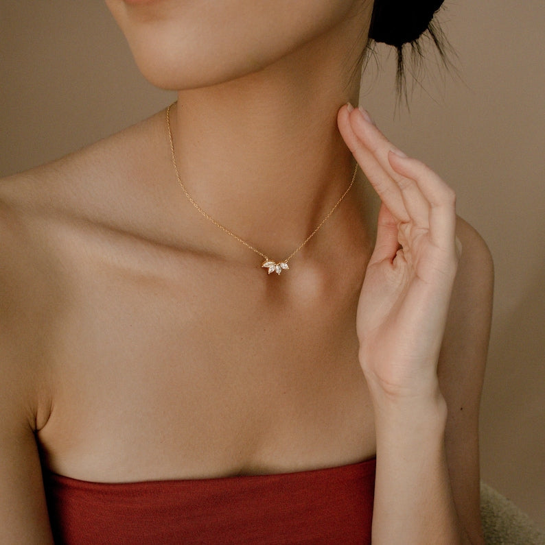 Marquise Diamond Necklace