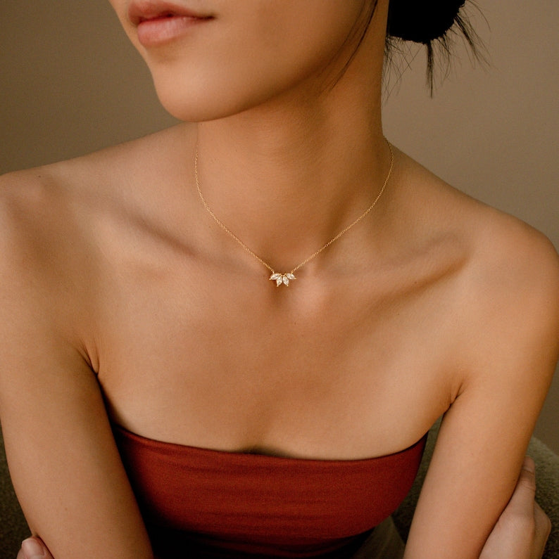 Marquise Diamond Necklace