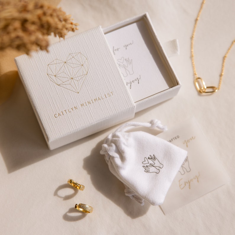 Duo Chain Herringbone Necklace