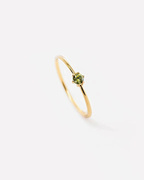 Olive Green CZ Rings