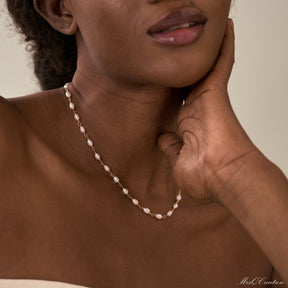 Delicate Multiple Pearl Necklace