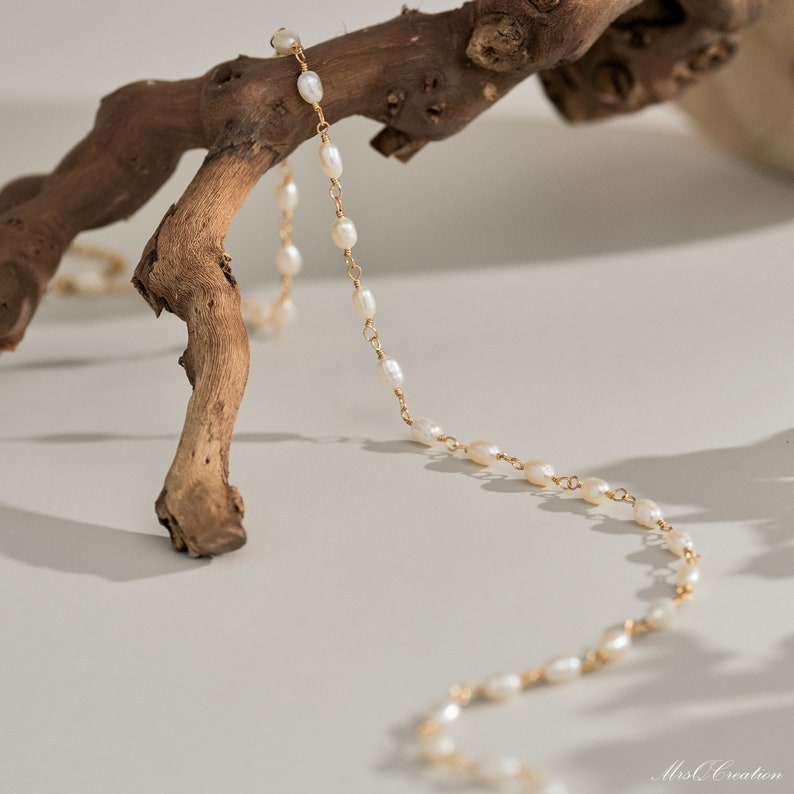 Delicate Multiple Pearl Necklace