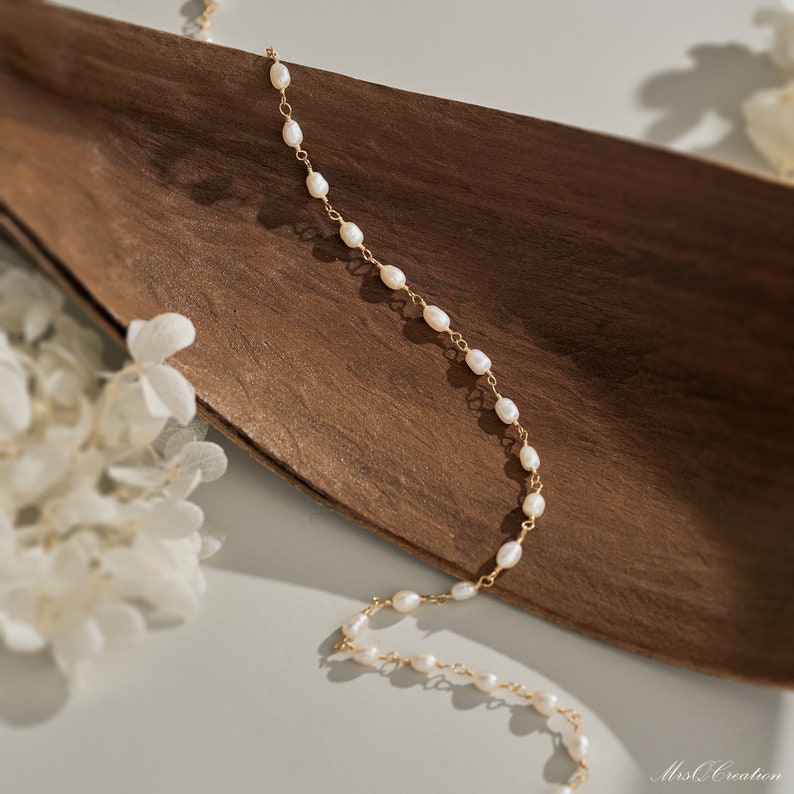 Delicate Multiple Pearl Necklace