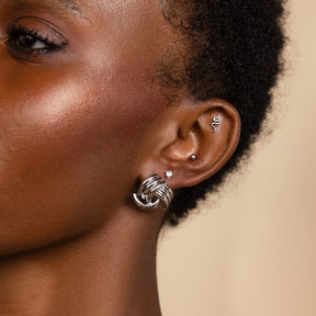 Bold Knot Stud Earrings