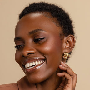 Bold Knot Stud Earrings