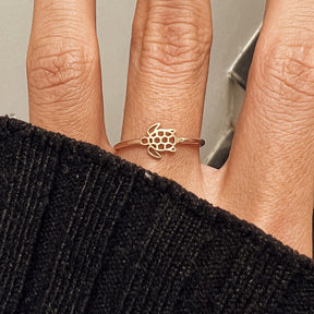 Dainty Turtle Rings
