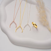14K Gold Filled Ring Holder Necklace