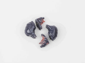 Pygmy Hippo Earrings - Hand Painted 3D Printed