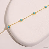 Gold Turquoise Bracelet