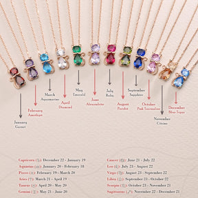 Birthday month Gift Cat Lover Necklace