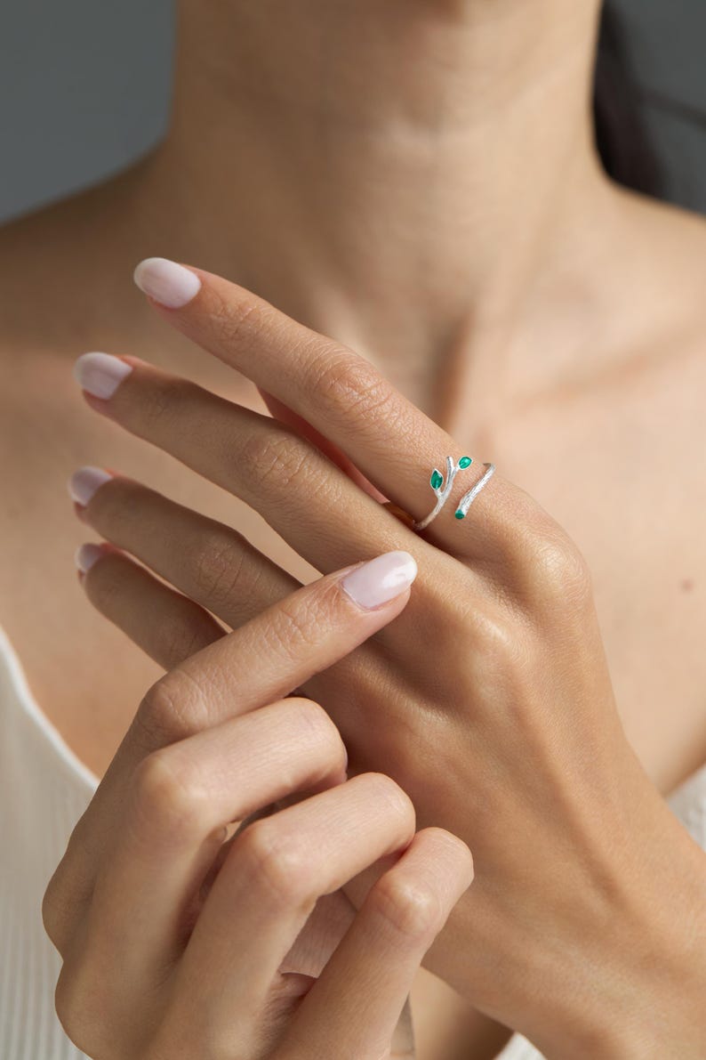 Handmade Jewelry Olive Tree Rings